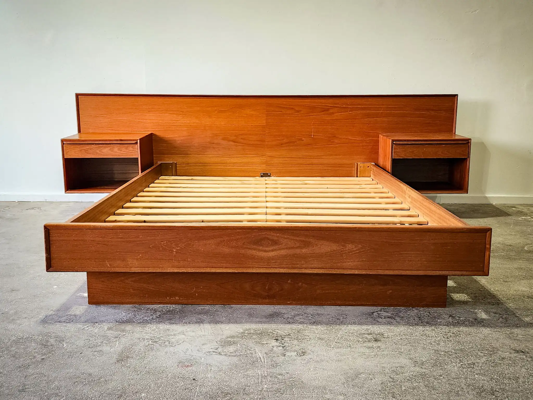 Restored bed frame